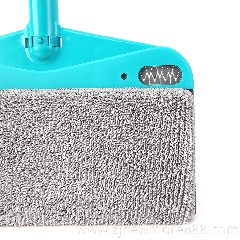 Household Broom With Flexible Microfiber Pads